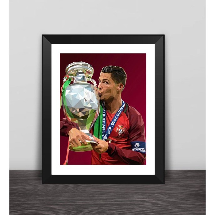 Khung Ảnh Kỷ Niệm Hình Cầu Thủ Ronaldo Độc Đáo