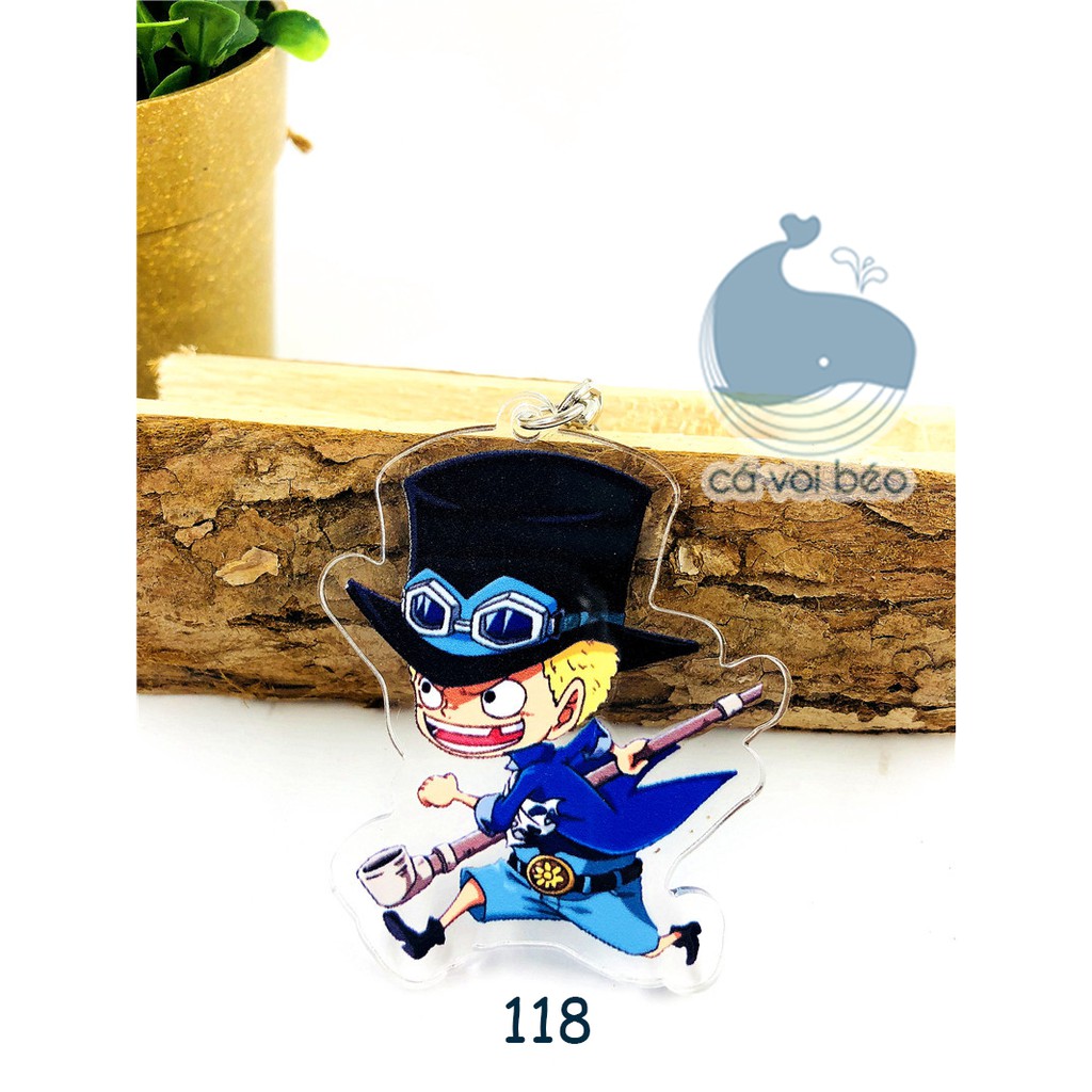 [SALE GIÁ XƯỞNG] [20 mẫu] Móc khóa One Piece Vua Hải Tặc Luffy  Zoro Chopper Sabo Ace Law Sanji móc khóa manga anime