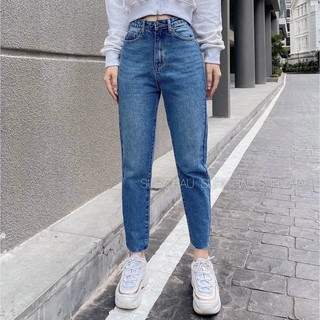 Quần Mom Jeans Cắt Lai