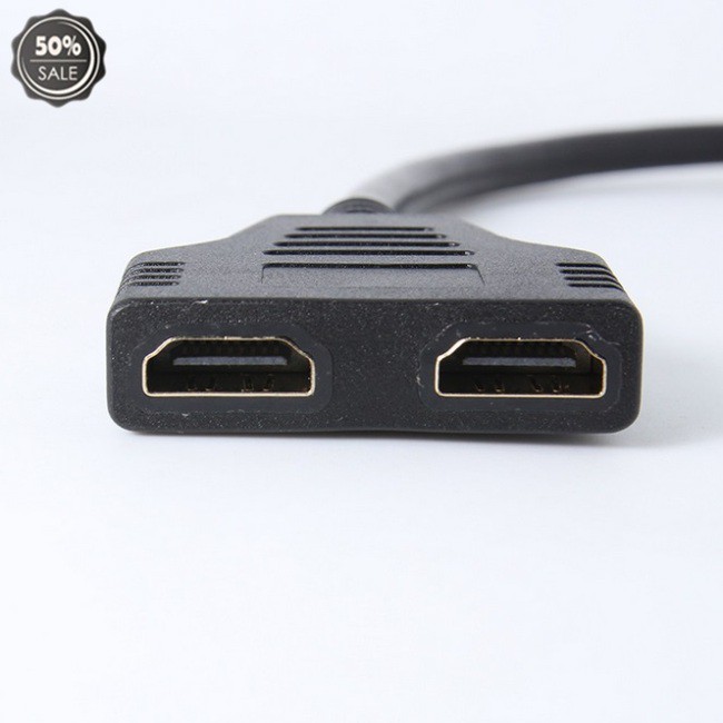 2 Port HDMI Splitter 1 In 2 Out Male to Femal Video Cable Adapter hdmi Switch Converter For Audio TV DVD