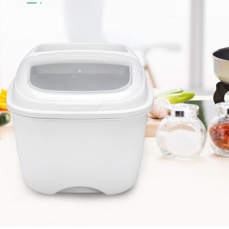 QQ Hộp Đựng Gạo Dung Tích Lớn 10kg Có Nắp Lật Tiện Dụng