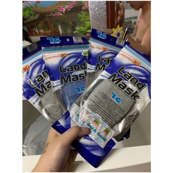 Khẩu trang Land Mask 3D bịch 6 chiếc | BigBuy360 - bigbuy360.vn
