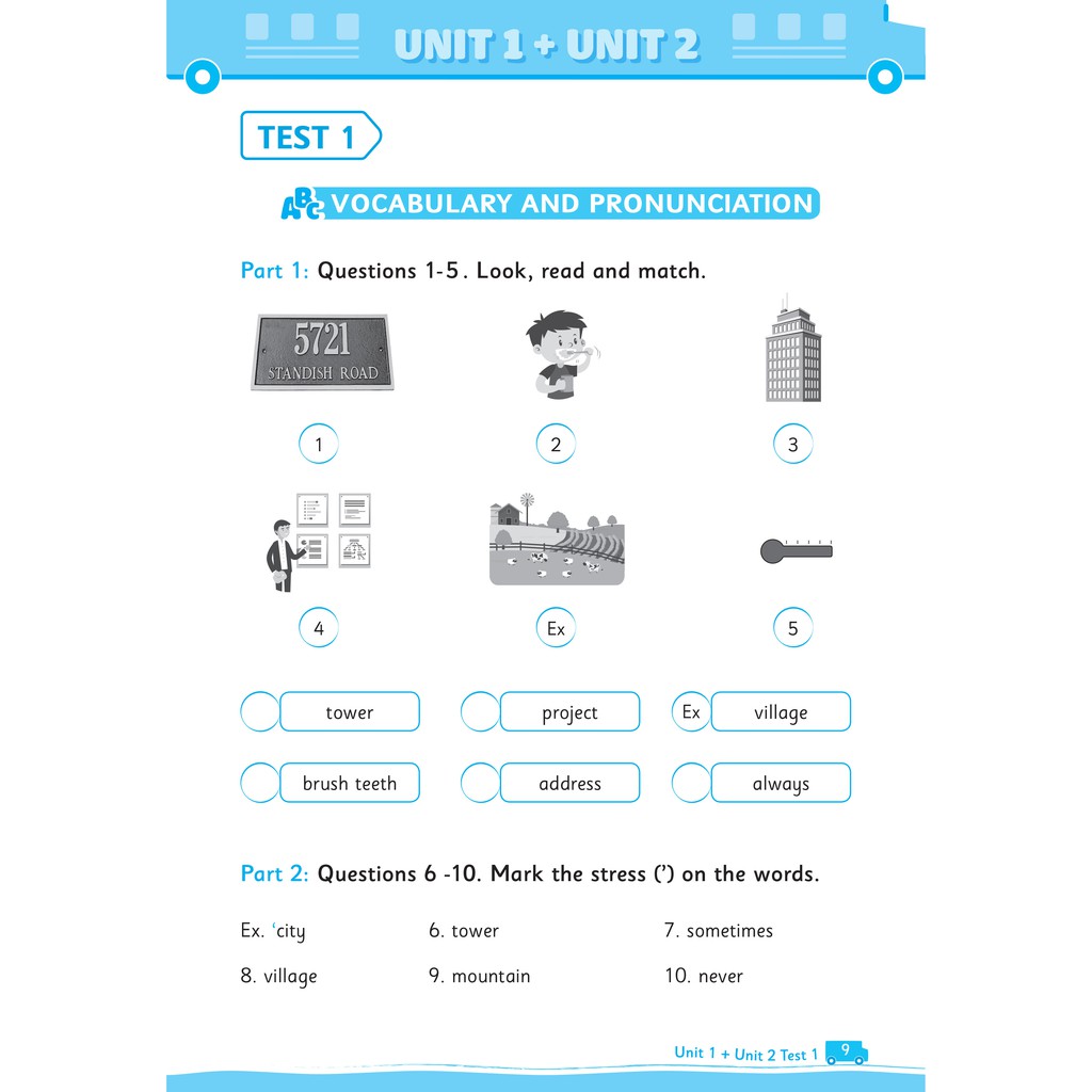 Sách Bổ Trợ - Big 4 Bộ Đề Tự Kiểm Tra 4 Kỹ Năng Nghe - Nói - Đọc - Viết Tiếng Anh Lớp 5 Tập 1