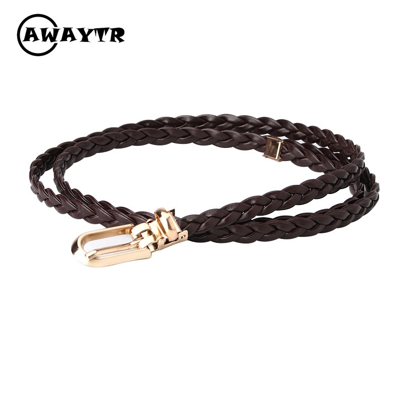 Thắt Lưng Dây Bện Kiểu Dáng Đơn Giản Thời Trang Cho Nữ