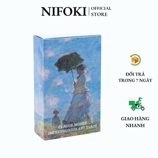 Bộ bài Claude Monet Impresionism Art Tarot Nifoki A2