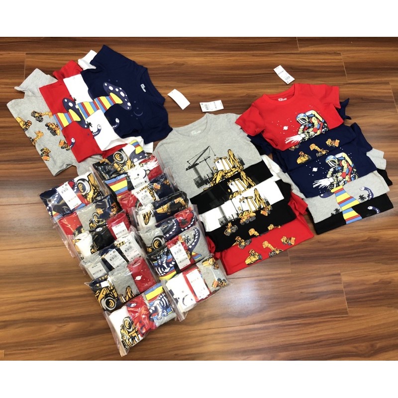 Set 3 áo cộc tay hãng Epic dư xịn cho bé trai