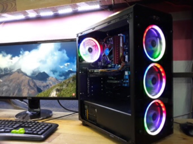 Dàn PC i5 ram 8G card đồ họa 750ti LCD led 24 icnh