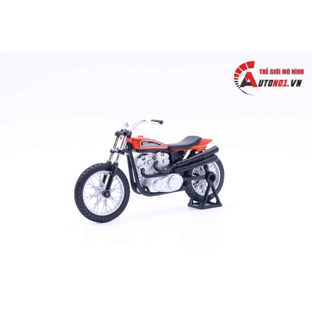 MÔ HÌNH HARLEY DAVIDSON 1972 XR750 RACING BIKE 1:18 MAISTO 3600