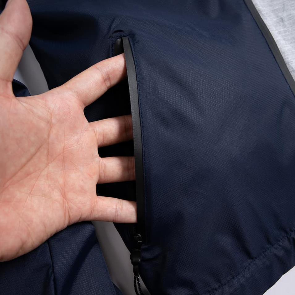 12.12 [FULL HỘP] Áo Gió Lót Cotton Vải Vân Gạo Cao cấp Pmax Nam Nữ, Mũ Tháo Rời, Chống Nước, Chống G