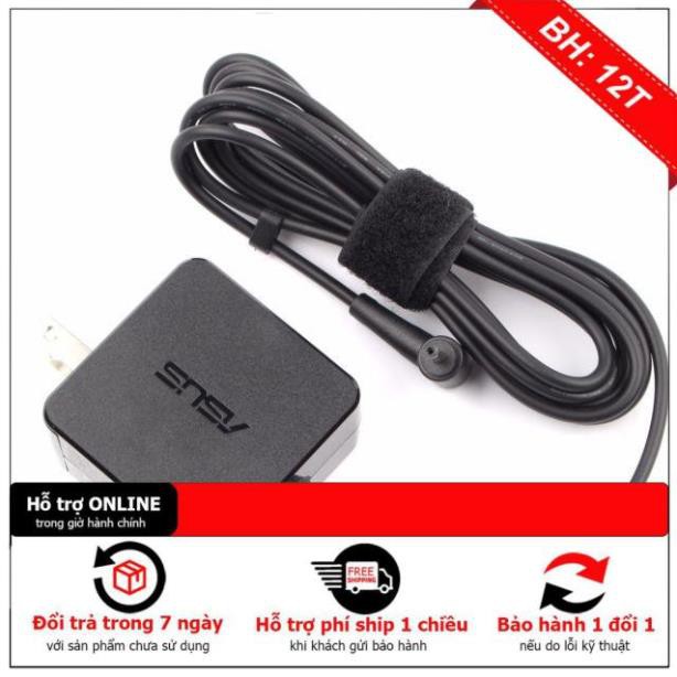 Sạc dành cho Laptop Asus 19v-2.37a vuông (Chân nhỏ - Cỡ chân sạc: 4,0 x 1,35 mm)- Hàng Nhập Khẩu
