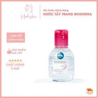 Nước Tẩy Trang - BIODERMA nắp hồng 100ml [CHÍNH HÃNG]