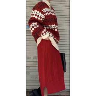 (Order) Set len họa tiết thổ cẩm đỏ ulzzang (có ảnh thật ở cuối)