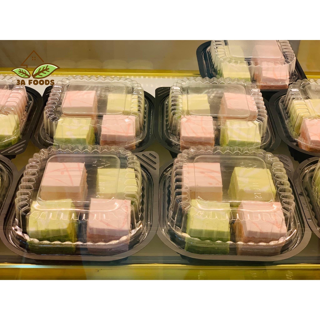 (Nhập khẩu) Bánh Mousse Lạnh Vị Nho Xanh, Hộp 40 Miếng Cắt Sẵn Tiện Dụng, Ăn Là Mê, Đài Loan Nhập Khẩu