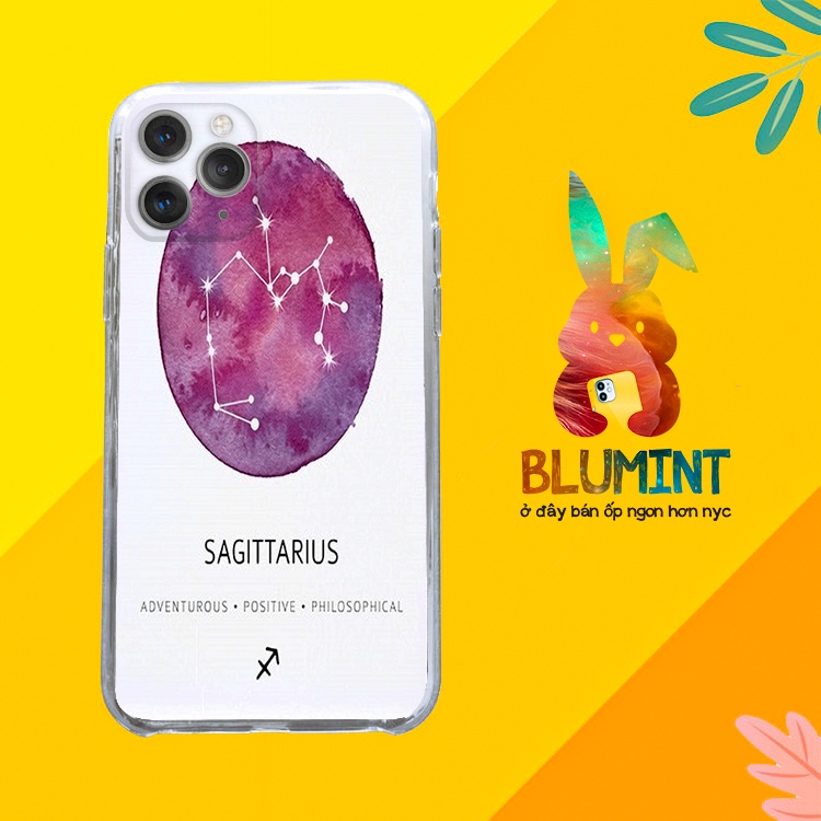 Ốp đt cung hoàng đạo Nhân mã mạo hiểm cho iPhone 12ProMax iPhone 11 X XsMax Xr iPhone 7 8Plus  BLUCH