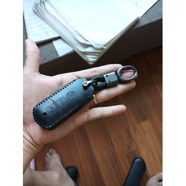Bao da chìa khóa xe máy sh, sh mode, pcx, bọc chìa khoá smartkey cao cấp, khắc tên và số điện thoại