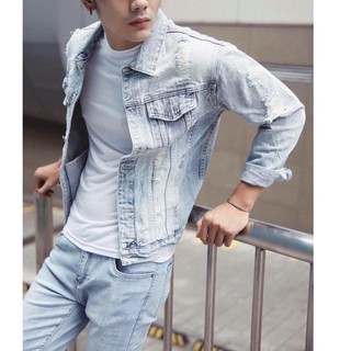 ÁO KHOÁC JEAN NAM CHẤT BÒ MS948