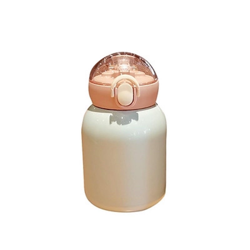 Bình nước giữ nhiệt inox 304 kèm sticker xinh xắn dung tích 350ml