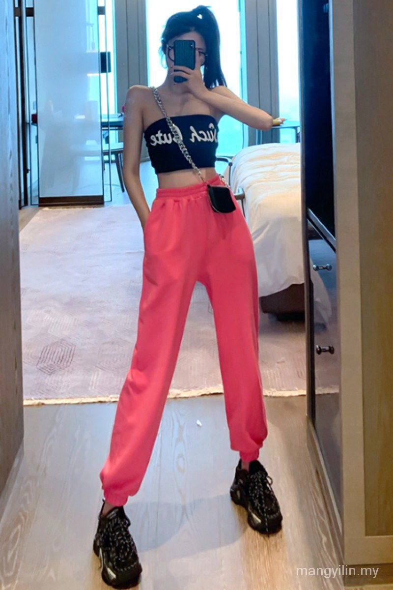 Quần Dài Lưng Cao Dáng Rộng Vải Mỏng Co Giãn 2021 | BigBuy360 - bigbuy360.vn