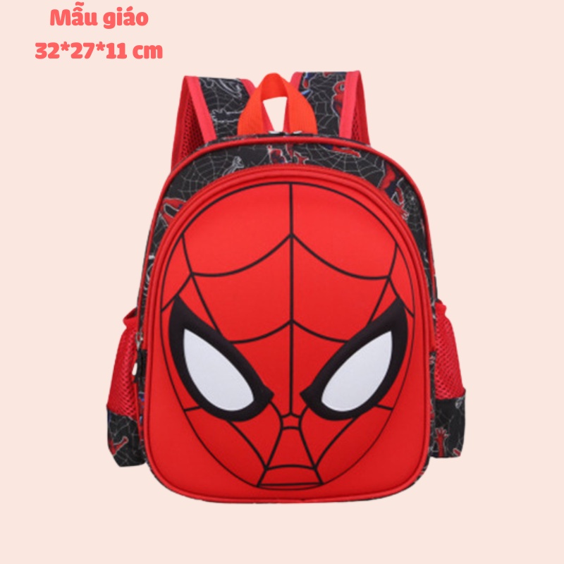 CẶP TÁP MẪU GIÁO VÀ TIỂU HỌC CHO BÉ TRAI HÌNH NGƯỜI NHỆN SPIDERMAN