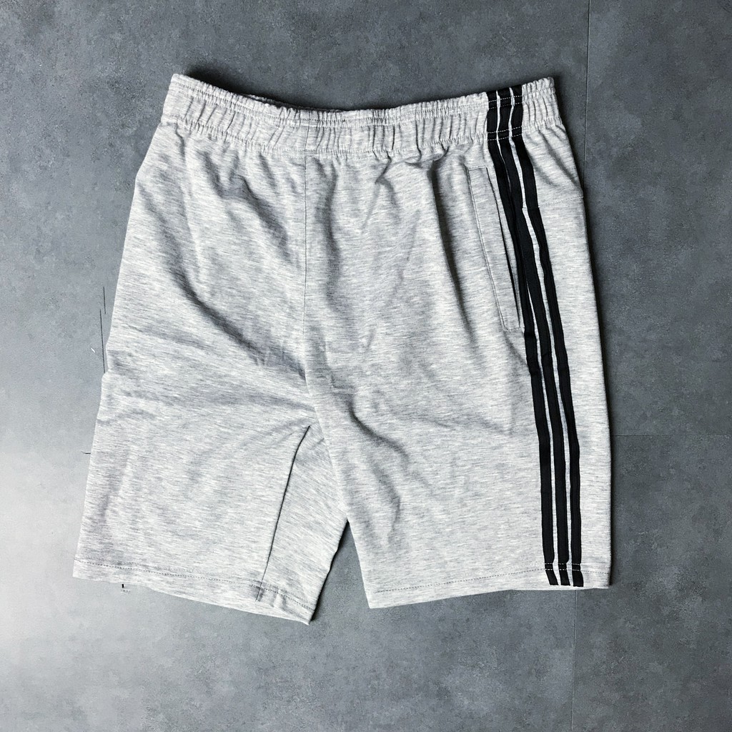 Quần Đùi Nam Thể Thao 3 Sọc, Chất Nỉ Da Cá Bền Bỉ, Mặc Thoải Mái Dễ Chịu | BigBuy360 - bigbuy360.vn