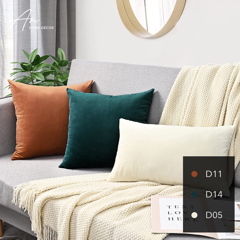 Vỏ gối tựa gối sofa văn phòng size lớn