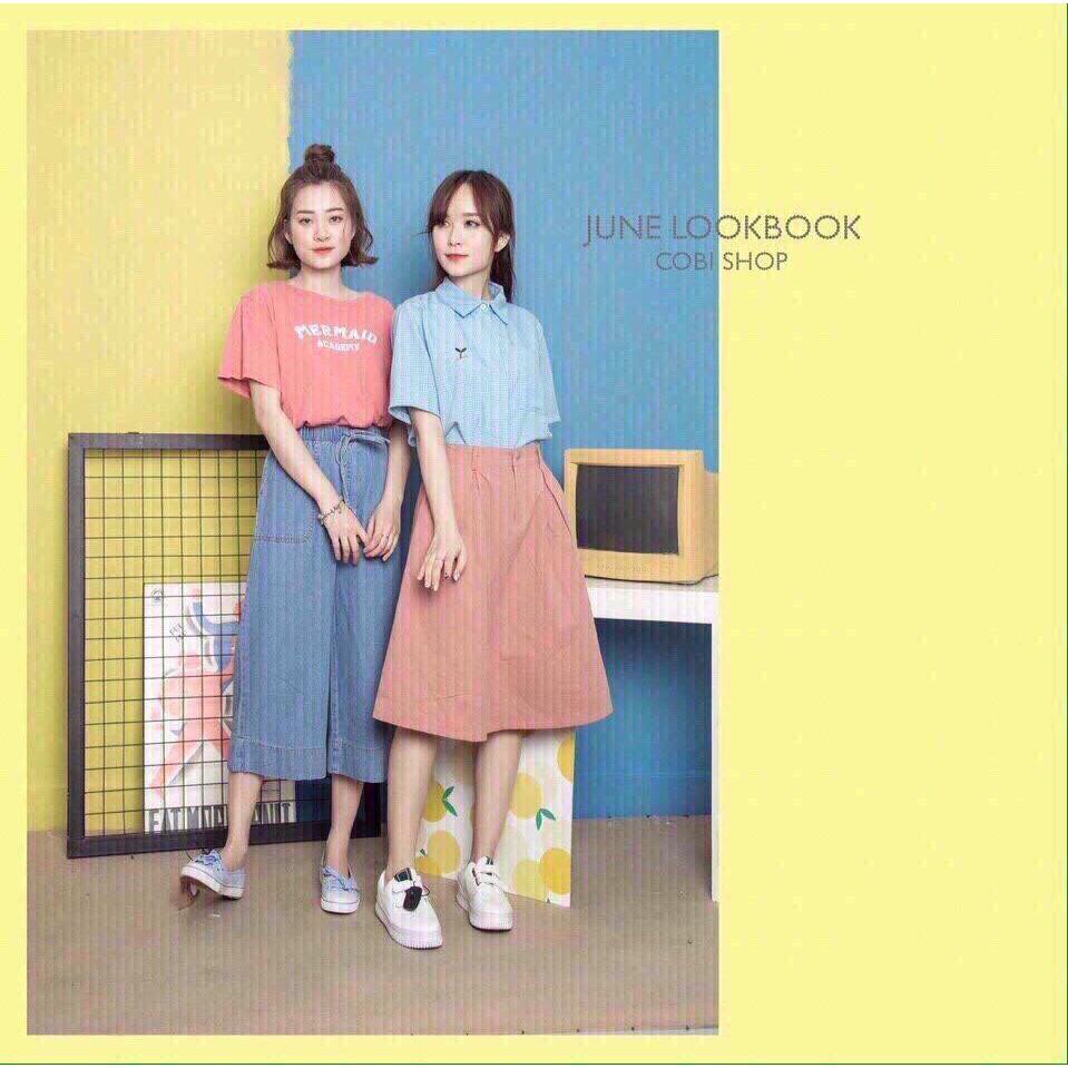 Chân váy kaki xòe hàng Quảng Châu(#910) | BigBuy360 - bigbuy360.vn