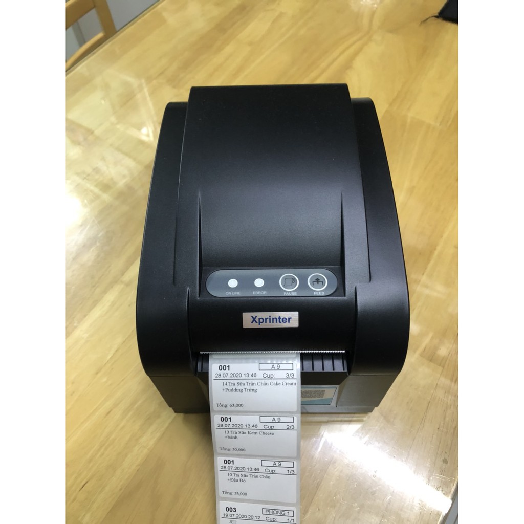 Máy in mã đơn GHTK in trực tiếp từ Đt Xprinter 350BM | BigBuy360 - bigbuy360.vn