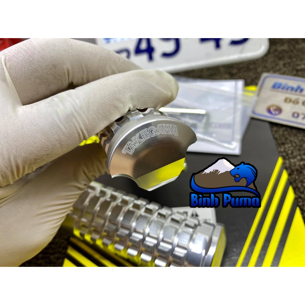 Gác chân nhôm CNC TAKEGAWA