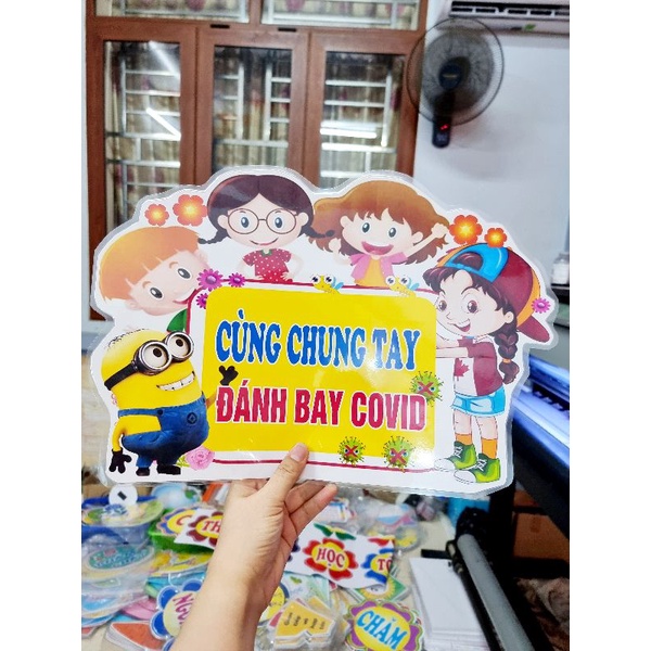 KHẨU HIỆU IN MÀU GIẤY BÓNG, ÉPLASTIC