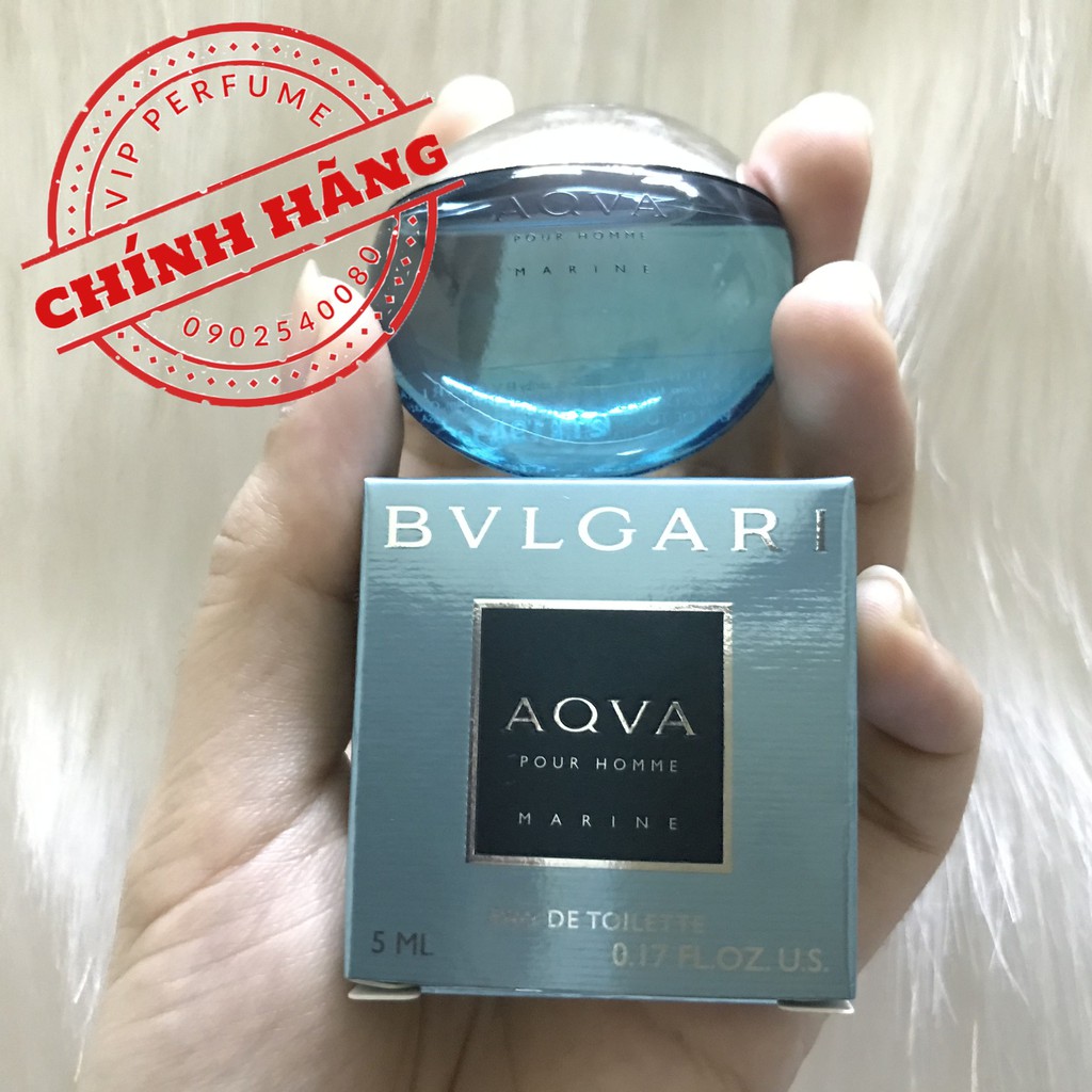 Nước hoa nam Bvlgari Aqva Pour Homme Marine EDT 5ml