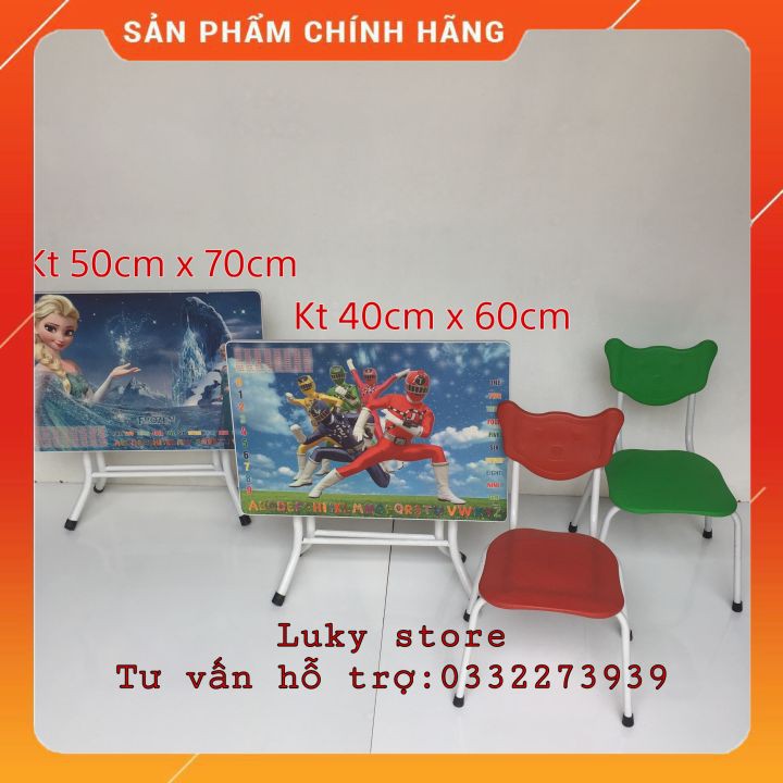 Bộ bàn làm việc học tập chân cao gấp gọn dành cho học sinh sinh viên kèm ghế (FREE SHIP)