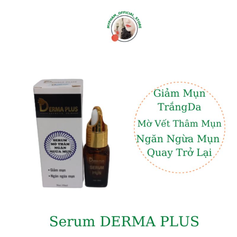 Serum DERMA PLUS Giảm Mun Mờ Thâm Ngăn Ngừa Mụn, 10ml