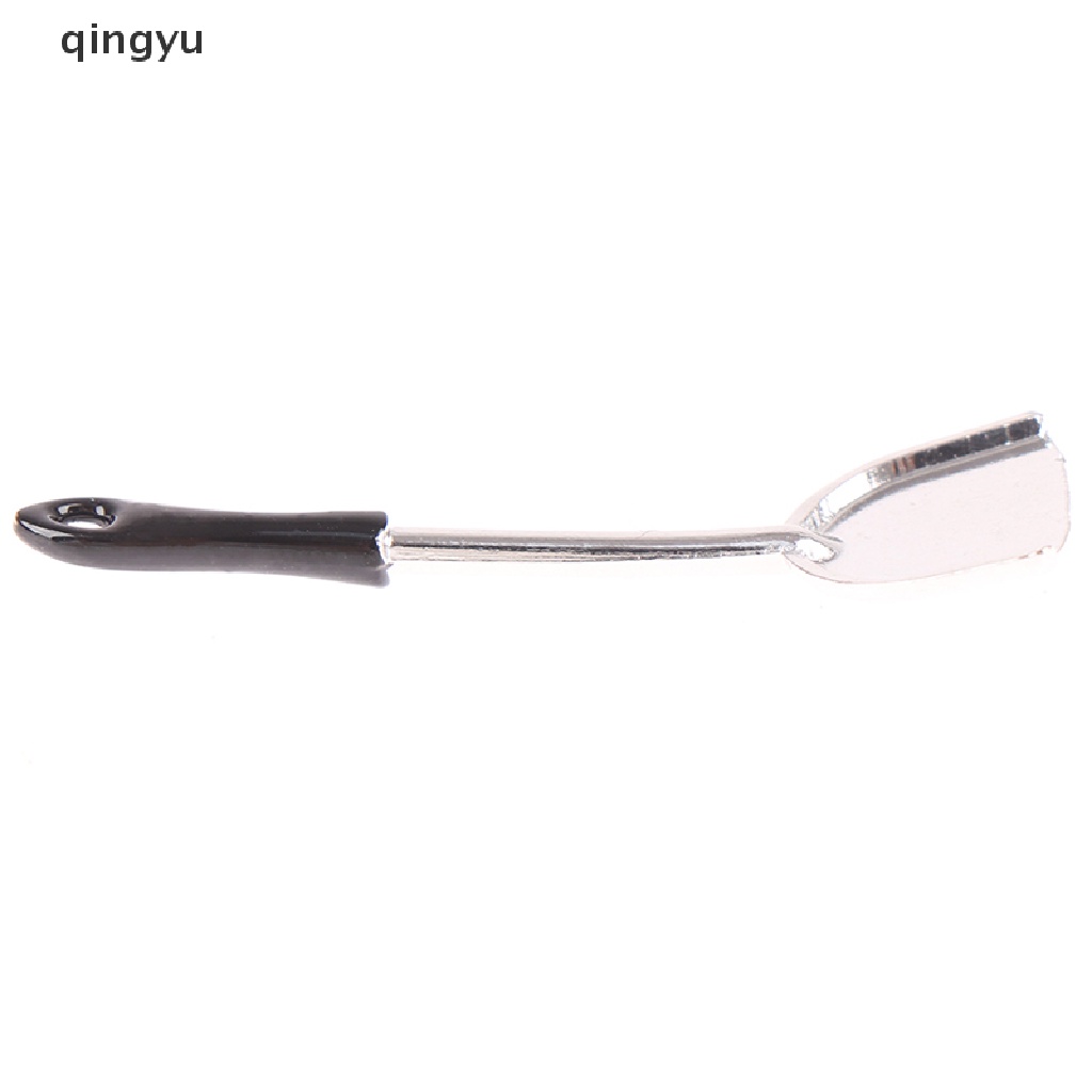 qingyu 1/12 Dollhouse Miniature Kitchen Shovel Simulation Spatula for Dollhouse Decor PLI