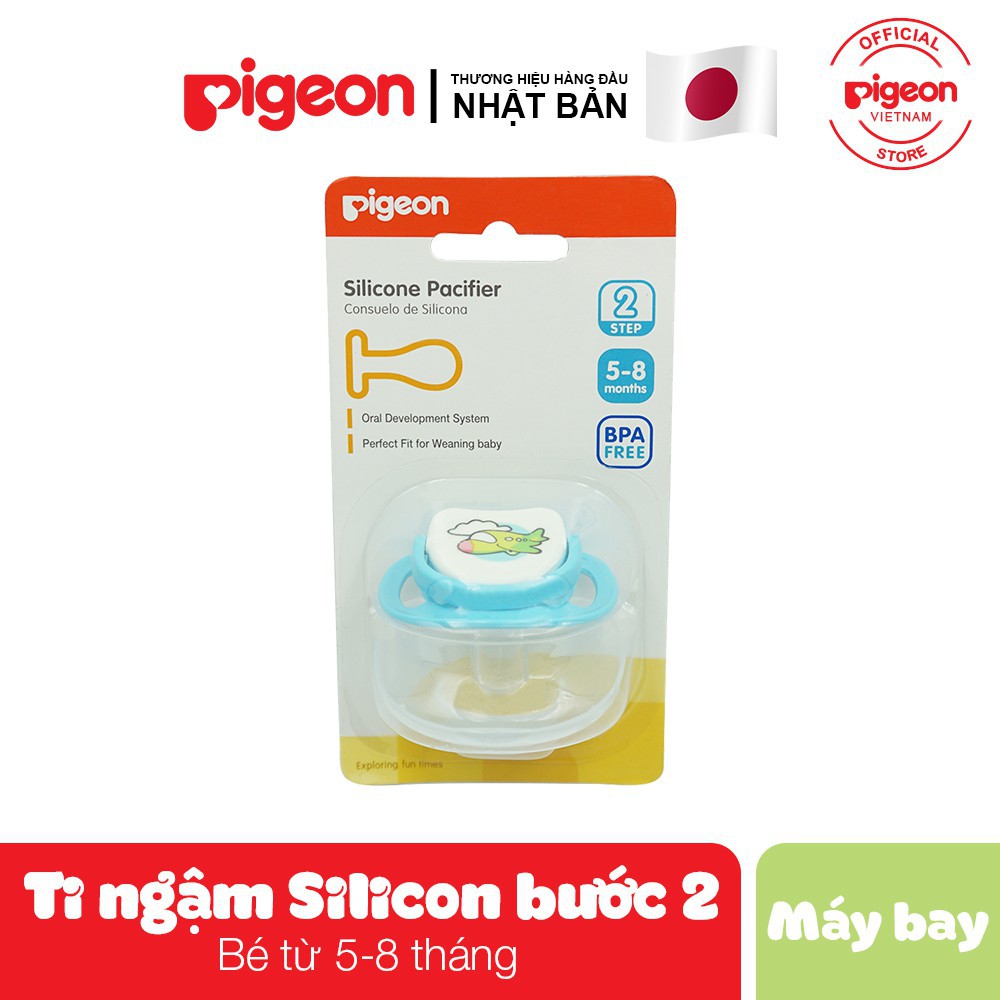 Ti ngậm silicone Pigeon bước 2 ( 5- 8 tháng)