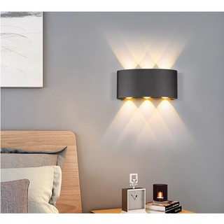 Đèn hắt tường, đèn tường cầu thang, đèn 6 tia ( Bảo hành 1 năm)