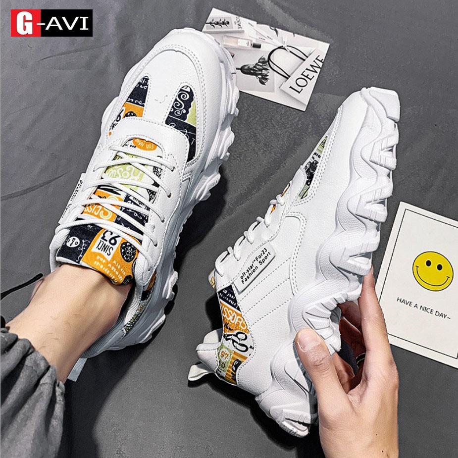 Giày sneaker thể thao nam đế cuốn phong cách trẻ trung cá tính AVi423