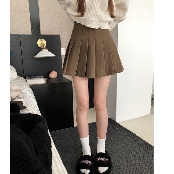 Chân Váy Tennis Xếp Ly Lưng Cao Phong Cách Hàn Quốc Okella CV003 (có ảnh thật) | BigBuy360 - bigbuy360.vn