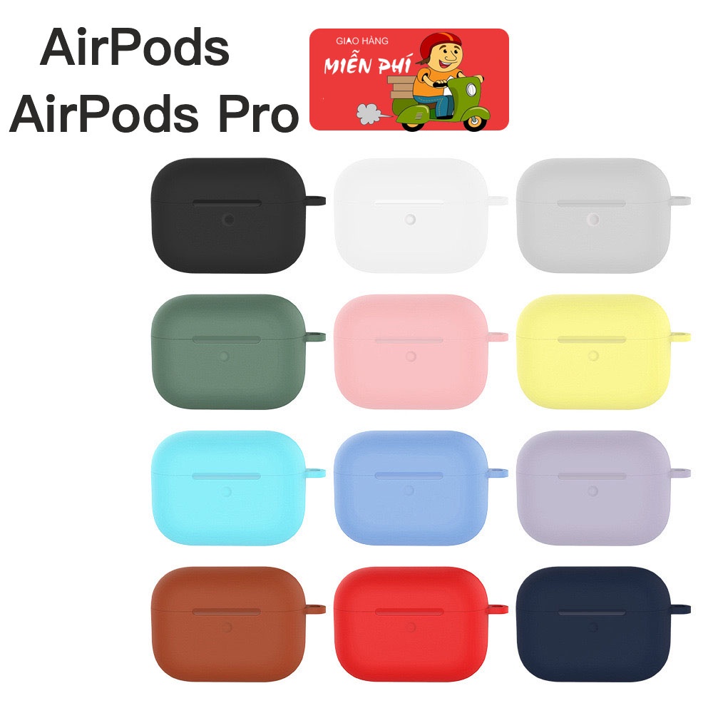 Ốp bảo vệ Airpods/ AirPods Pro silicone phiên bản
