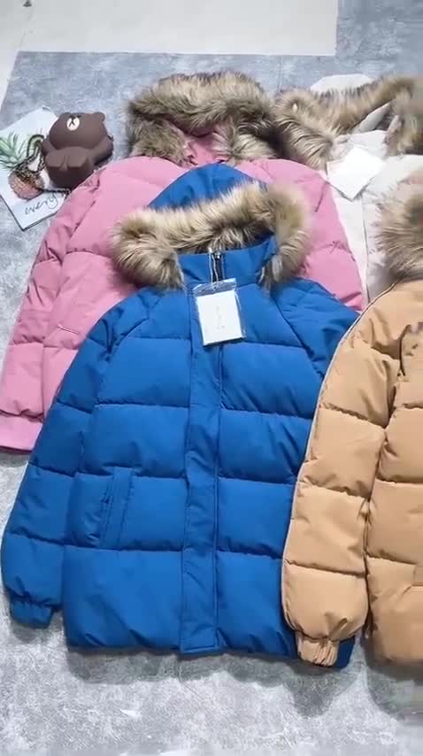 [Chuyên sỉ SLL]: Áo phao mũ lông hàng Shop có video ảnh thật - tháo được mũ | BigBuy360 - bigbuy360.vn