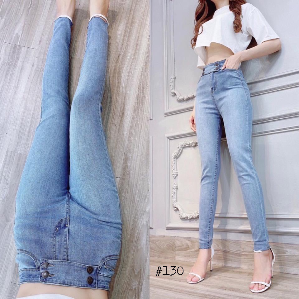 Quần Jean Nữ Body Điểm Nhấn Đai Lưng To,Kiểu Mới Sành Điệu Cá Tính