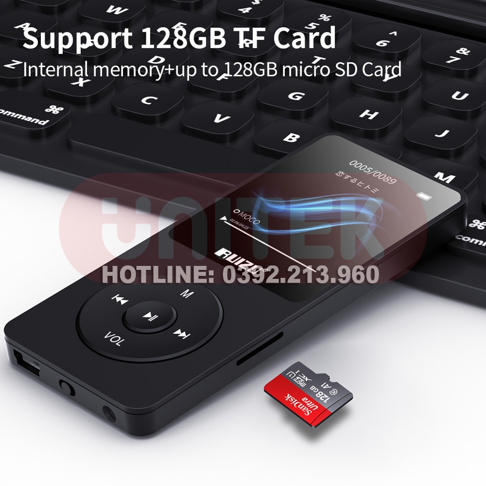 Máy Nghe Nhạc Lossless Ruizu X02 Bản 8Gb Chính Hãng