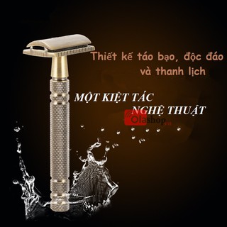 Dao cạo râu cổ điển cao cấp đồng