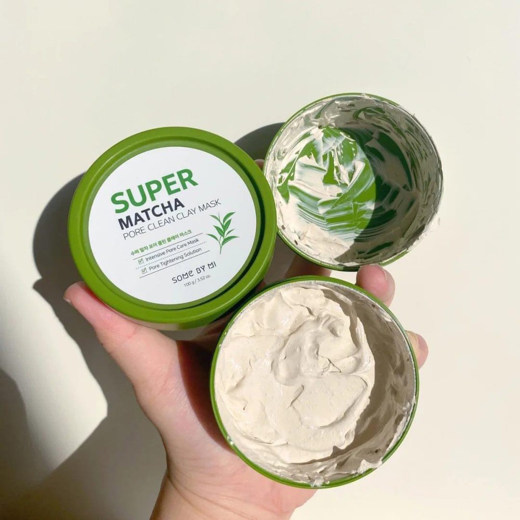 Mặt Nạ Đất Sét Some By Mi Super Matcha Pore Clean Clay Mask 100gr