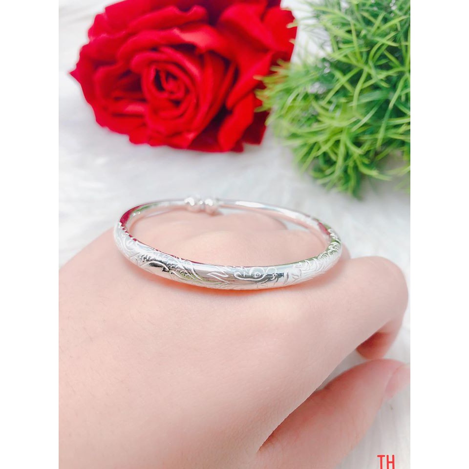 VÒNG TAY BẠC TA NGUYÊN CHẤT