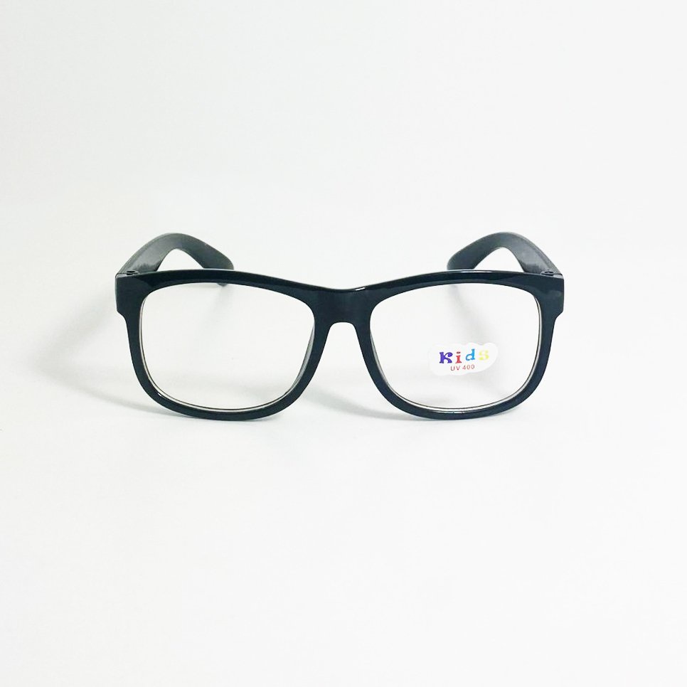 Kính mát trẻ em JJ5821 gọng nhựa, mắt vuông đơn giản đáng yêu, chống bụi, chống tia UV dành cho bé trai và bé gái