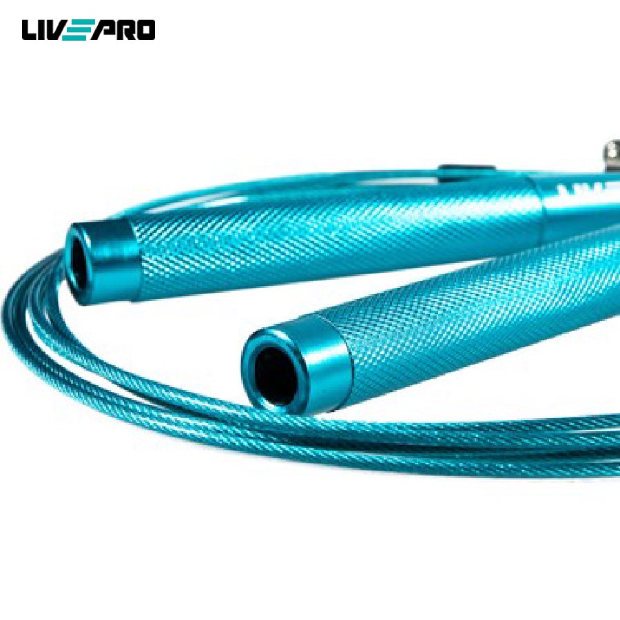 Dây nhảy thể dục cao cấp, siêu nhẹ bền, tay cầm nhôm chống ăn mòn, LivePro Chính Hãng  LP8283 JUMP ROPE