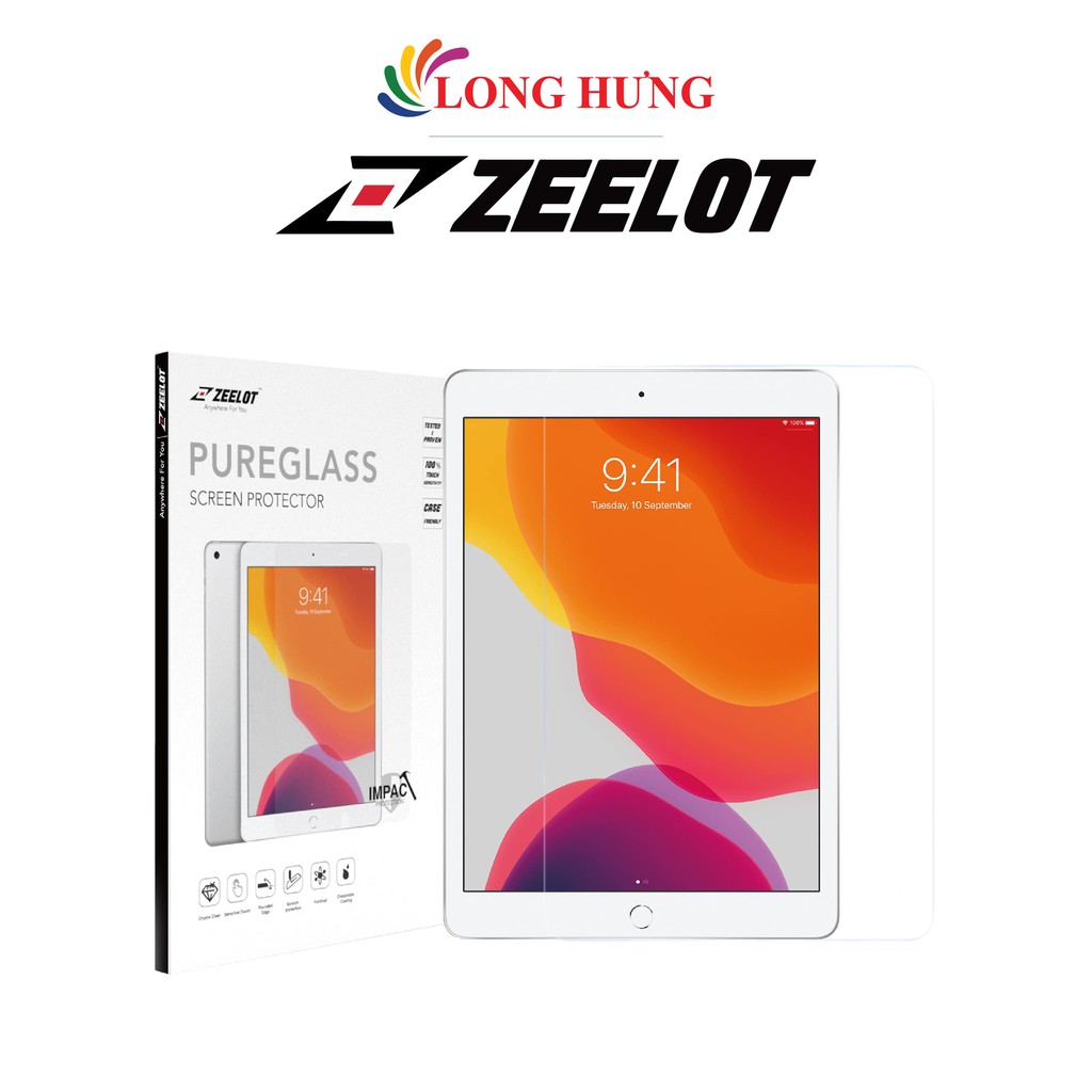 Dán màn hình cường lực Zeelot iPad 7.9&quot;/9.7&quot;/10.2&quot;/10.5&quot;/10.9&quot;/11&quot;/12.9&quot; - Hàng chính hãng