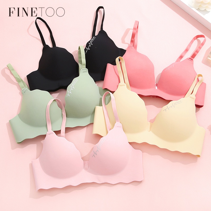 Áo lót FINETOO nâng ngực thoáng khí không đường may cao cấp cho nữ