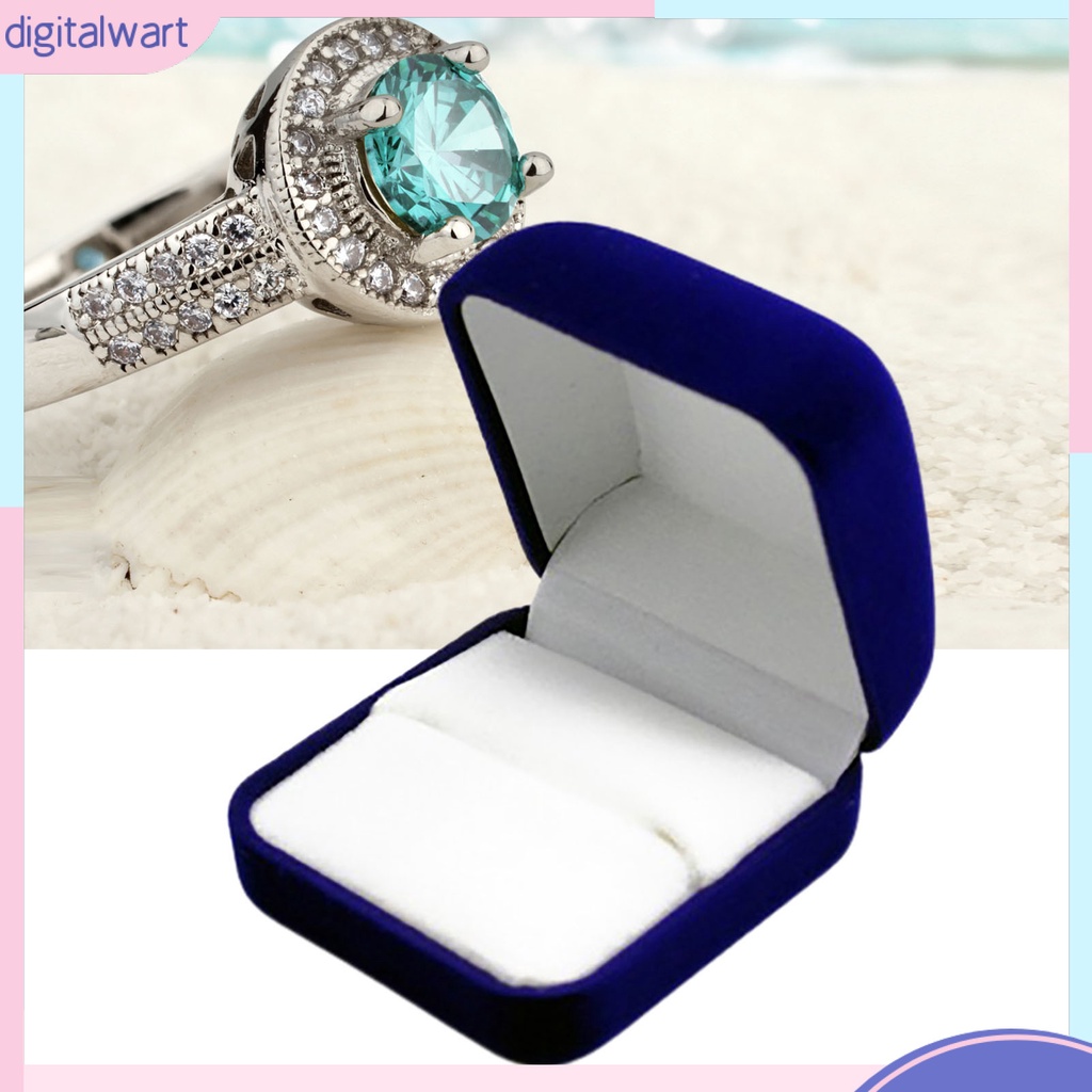 Hộp Đựng Nhẫn Đính Hôn Bằng Nhung Thời Trang Ốp