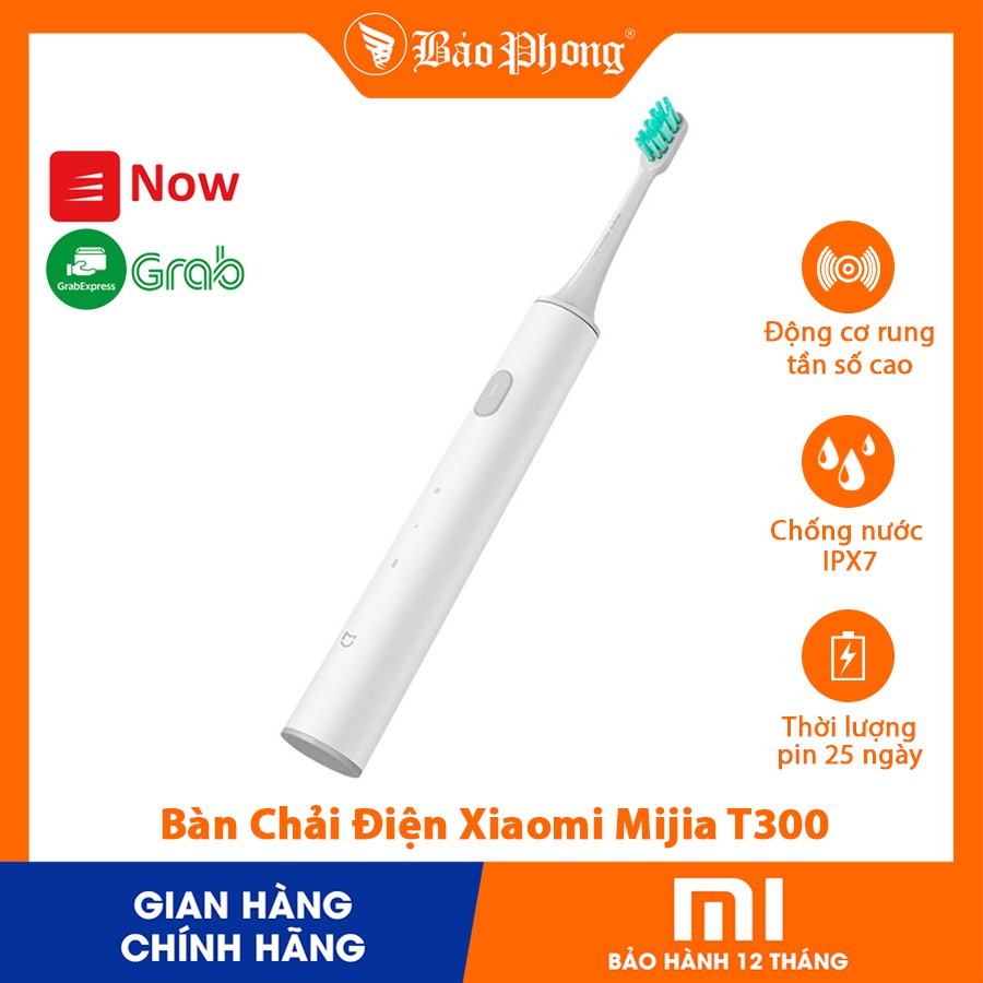 Bàn Chải Điện Tử XIAOMI Mijia T300 Đánh răng vệ sinh lợi nướu Chống nước Thông minh Công nghệ Tự động cho bé trẻ em
